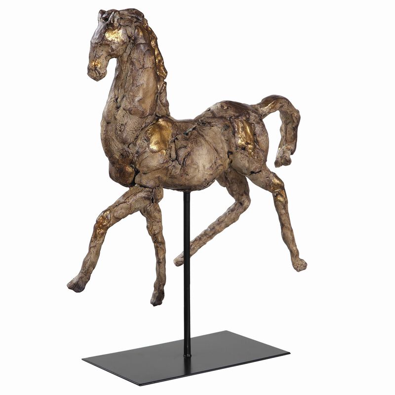 Uttermost Caballo Dorado Horse Sculpture image number 1